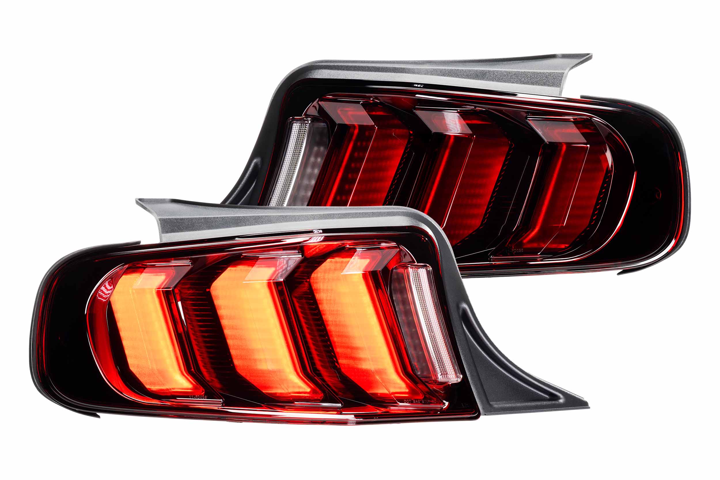 13-14 Ford Mustang Facelift XB LED Tail Lights (Red)